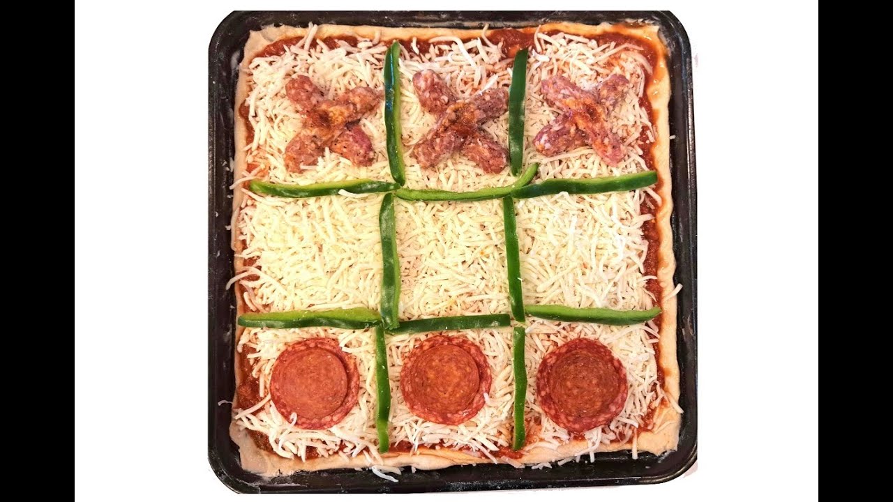 Tic-Tac-Toe Pizza