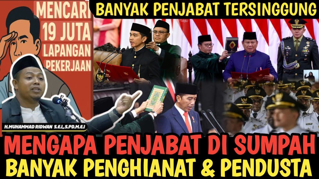 INI ALASAN KENAPA PENJABAT ITU DI SUMPAH, KARENA BANYAK PENGHIANAT PENDUSTA 