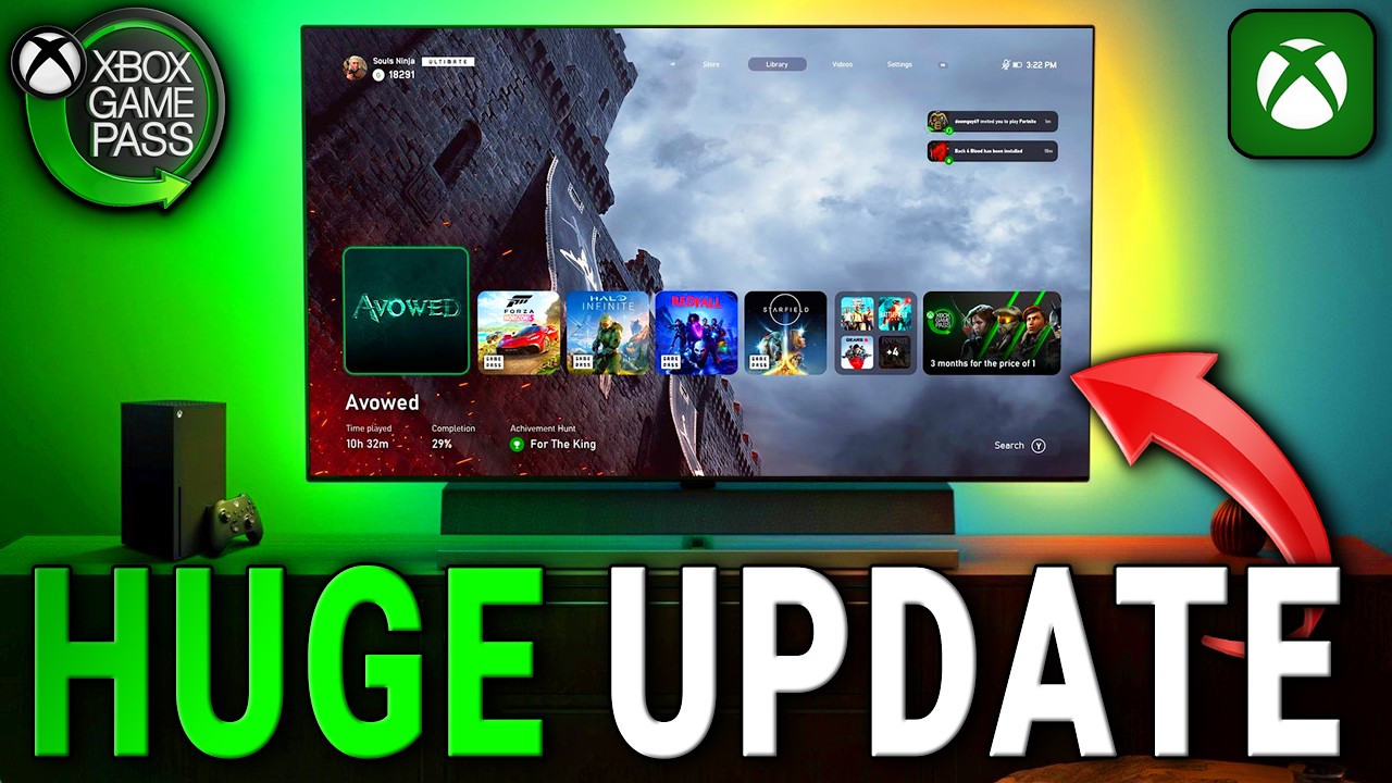 New Xbox Dashboard?! HUGE Update!