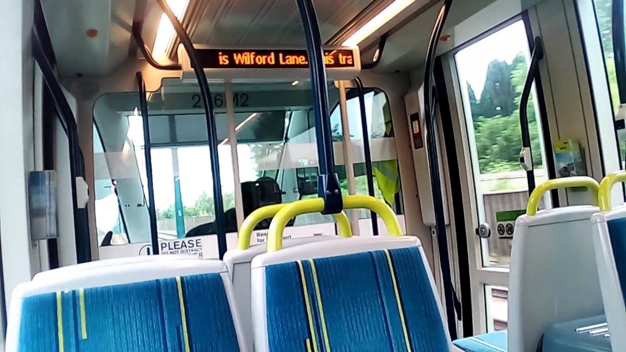 NET Tram 216 from Queens Walk to Southchurch Drive North