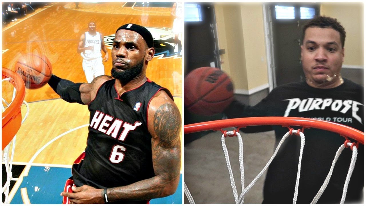 RECREATING THE BEST BASKETBALL DUNKS IN HISTORY!! (LEBRON JAMES, LONZO BALL)