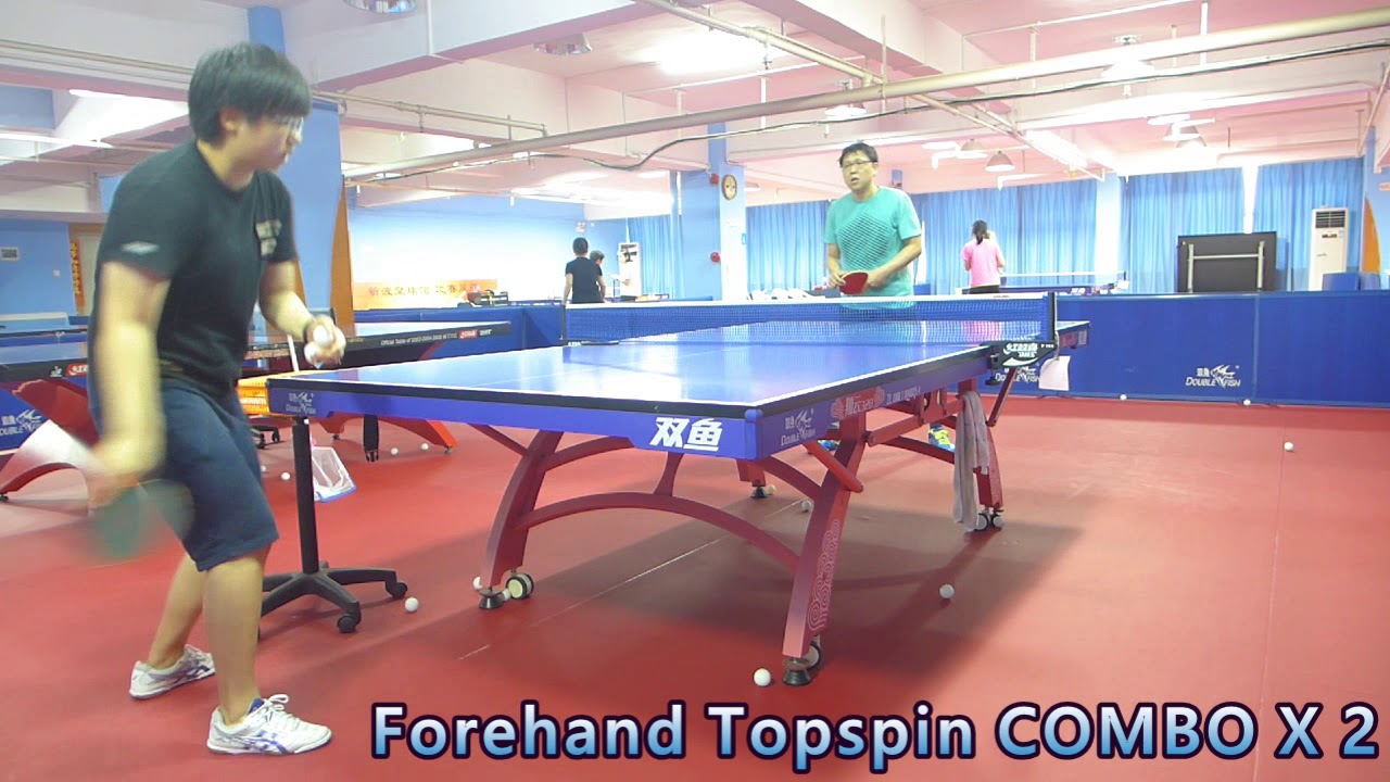 [LHTT #2_Chinese Coach Lesson] Forehand Topspin Combo X 2 180623
