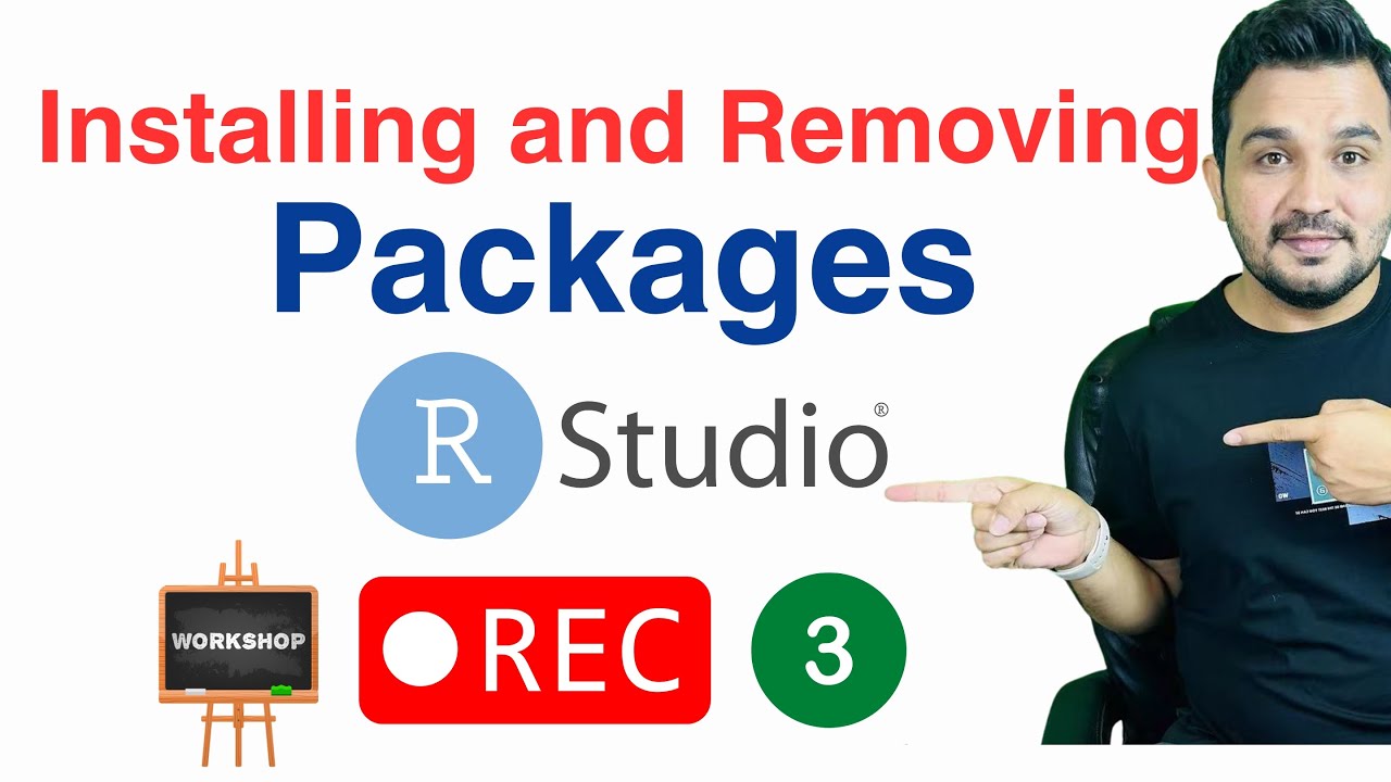 How to install and remove packages in R Studio?