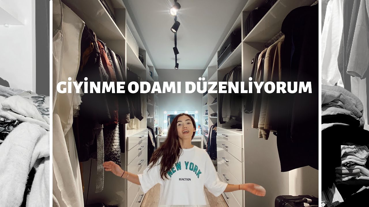 GİYİNME ODAMI DÜZENLİYORUM 🧺| DİP KÖŞE TEMİZLİK YAPIYORUZ🧼 | Giyinme Odası Turum !