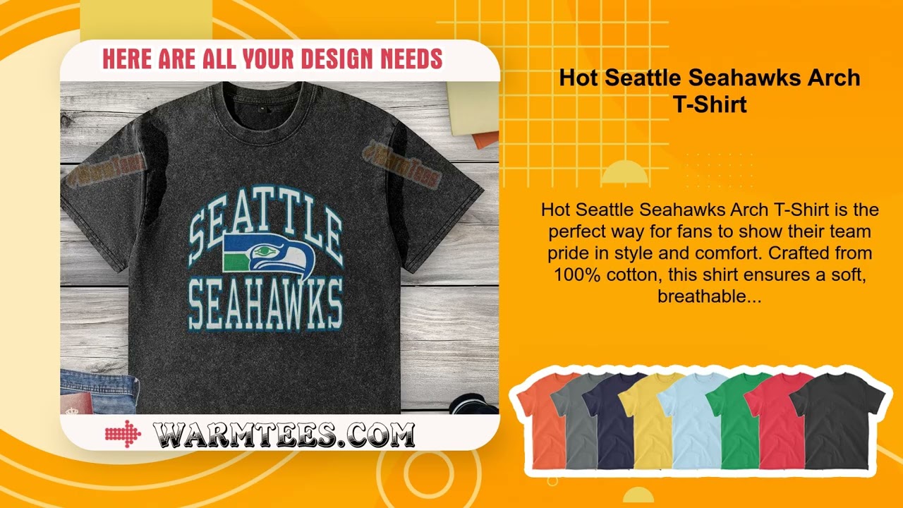 Hot Seattle Seahawks Arch T-Shirt