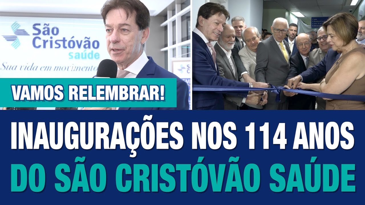 RELEMBRE O ANIVERSÁRIO DO GRUPO SÃO CRISTÓVÃO SAÚDE!