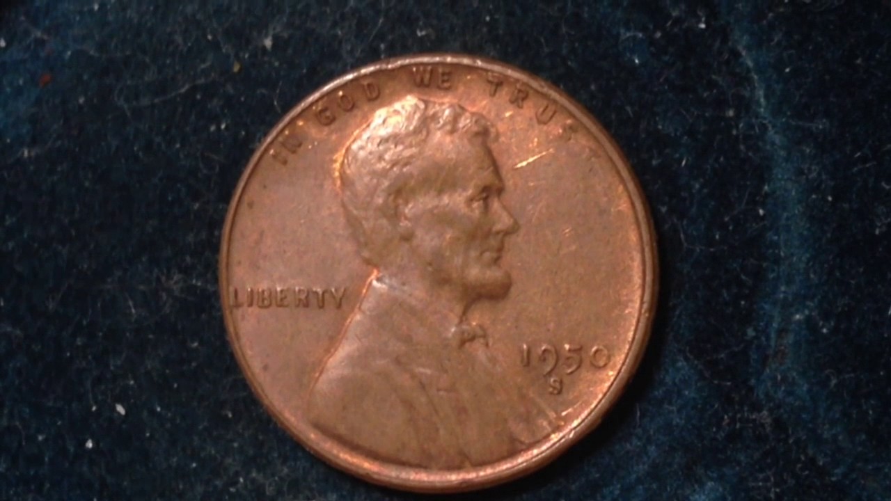 1950 S Wheat Penny (Mintage 119 Million)