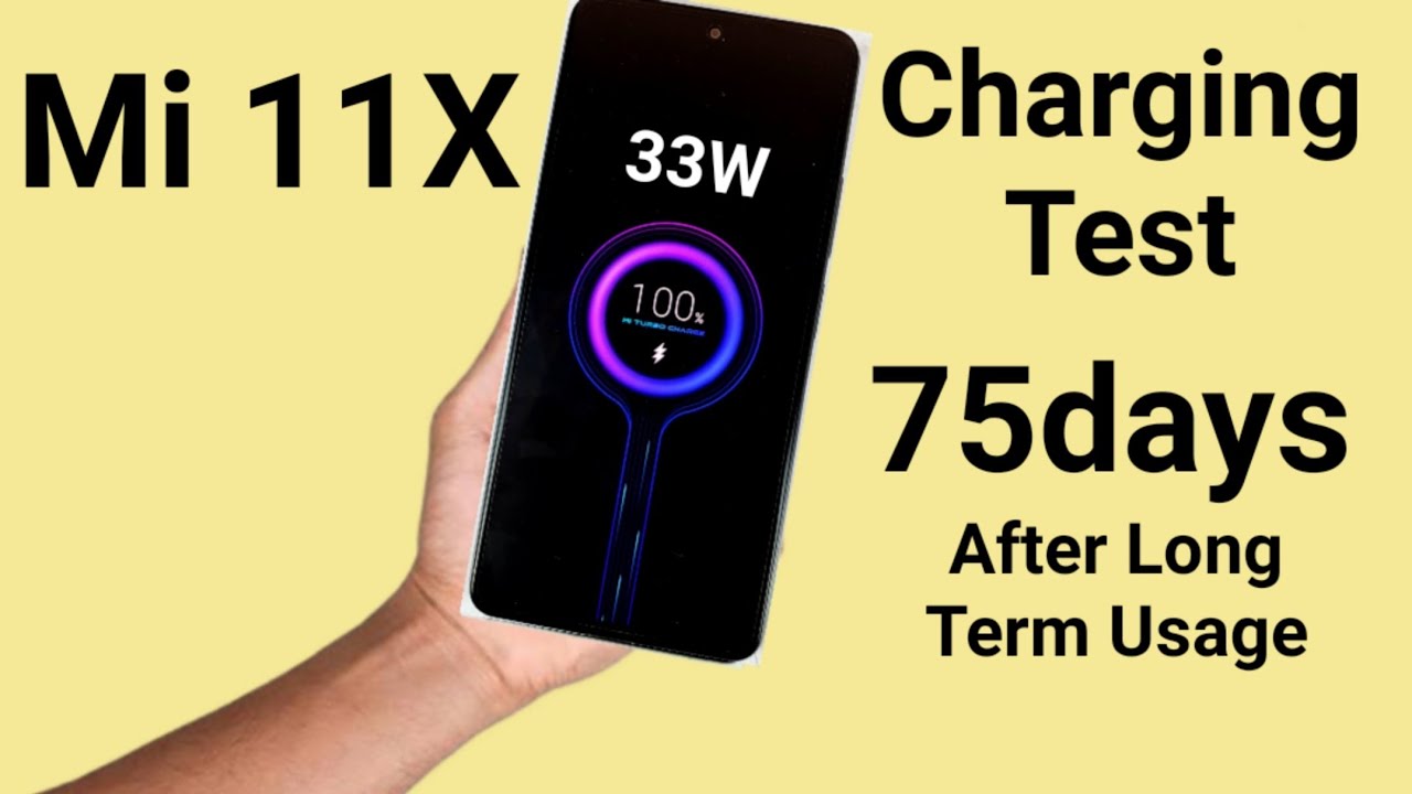 Mi 11x 33w charging test after 75days long term usage will it charge within 60mins? 🤷&zwj;♂️🔥🔥🔥
