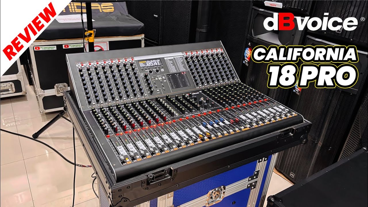 REVIEW DETAIL MIXER dB Voice California 18 PRO