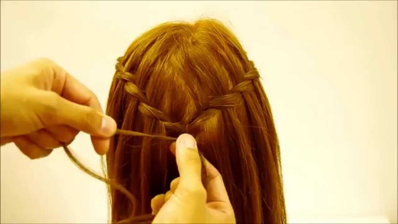 【ウォーターフォールの簡単な作り方】ZENのHow to ヘアセット13How to do a waterfall braid easy.