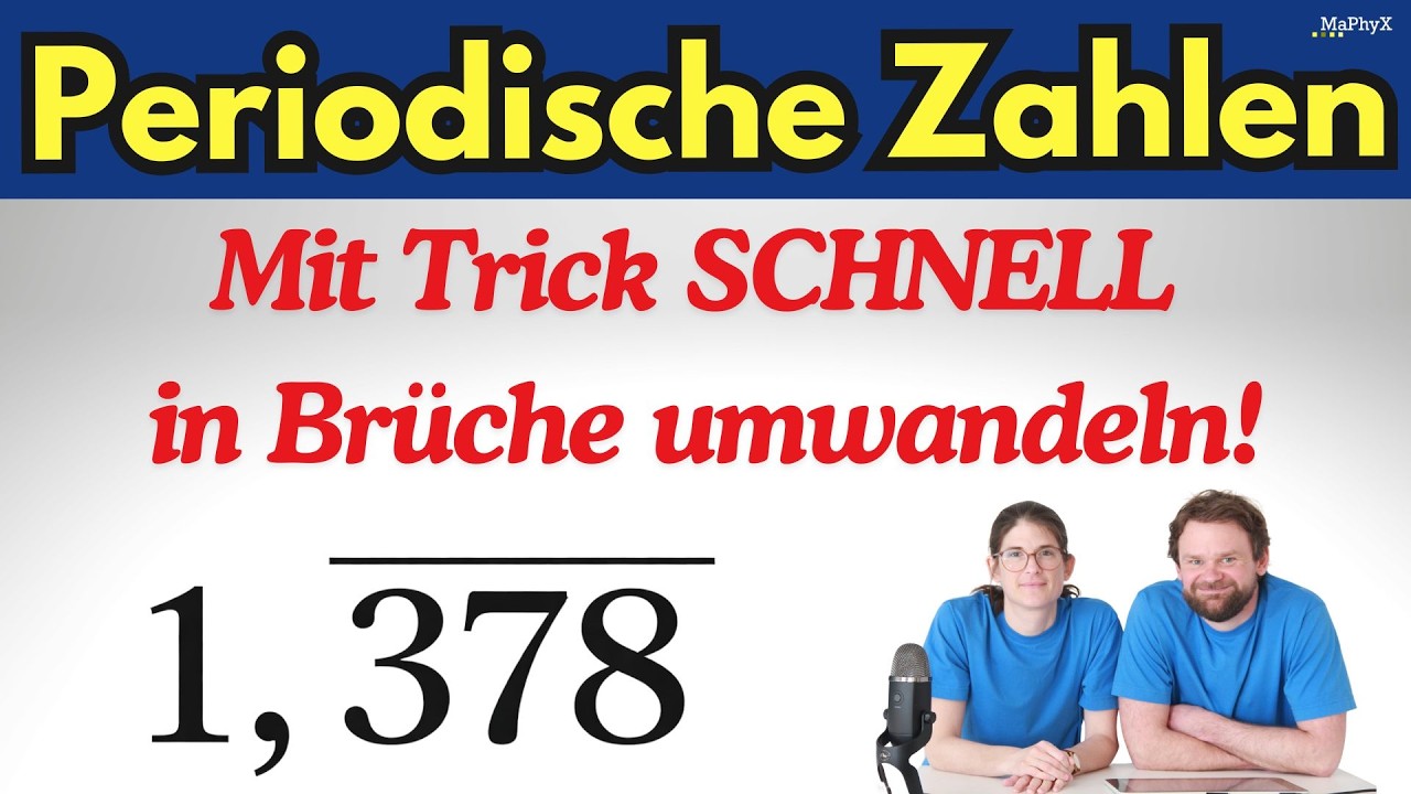 Eignungstest BaPsy, Polizei, Mediziner Test (TMS): Periodische Dezimalzahlen in Brüche umwandeln