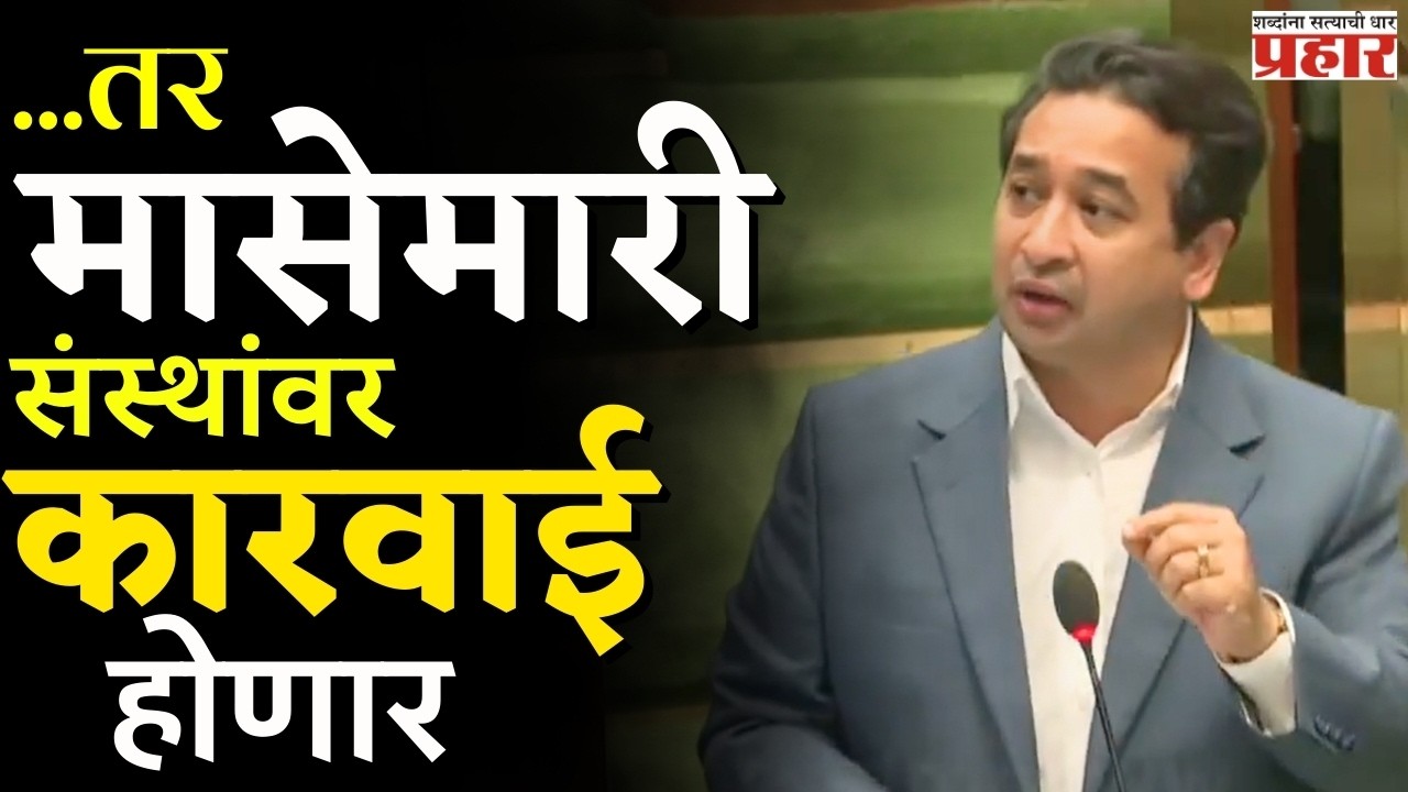 ...तर मासेमारी संस्थांवर कारवाई होणार. . #NiteshRane #FisheriesDepartment #vidhansabha