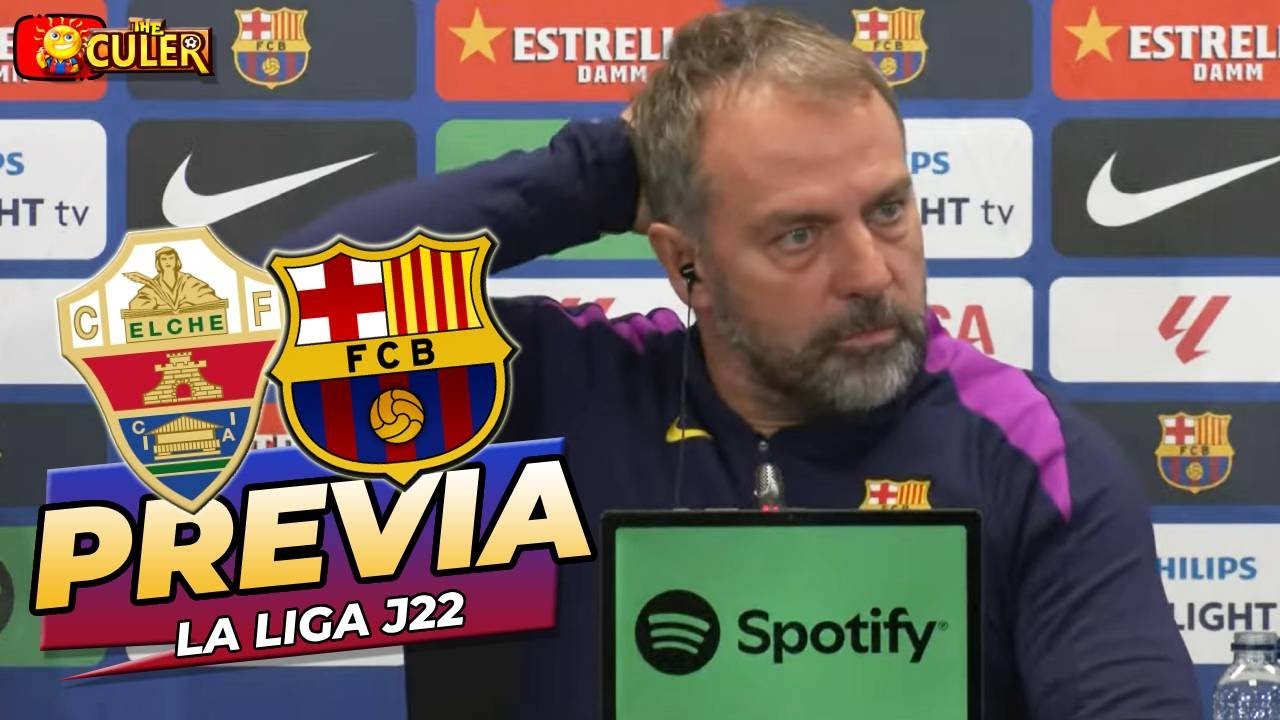 Rueda prensa HANSI FLICK: ELCHE CF v FC BARCELONA