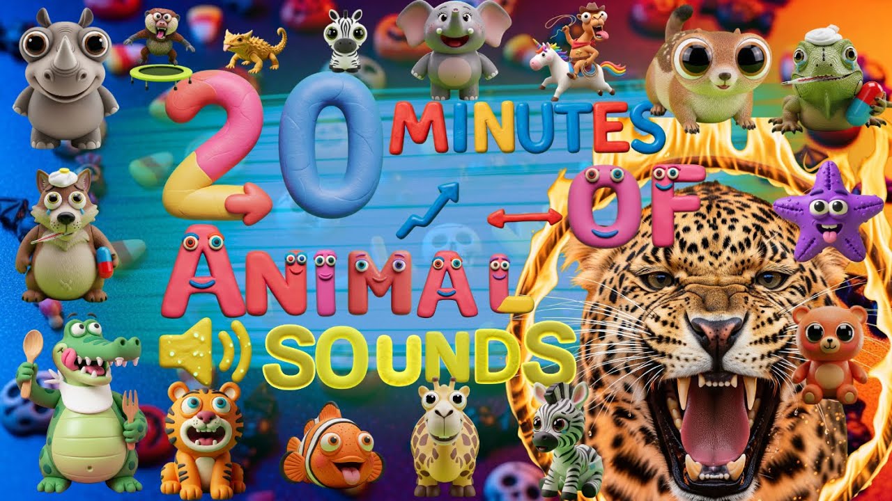 20-Minute Animal Sounds Adventure №13! | 🐾 7 Animal Songs in 1 Compilation for Kids!