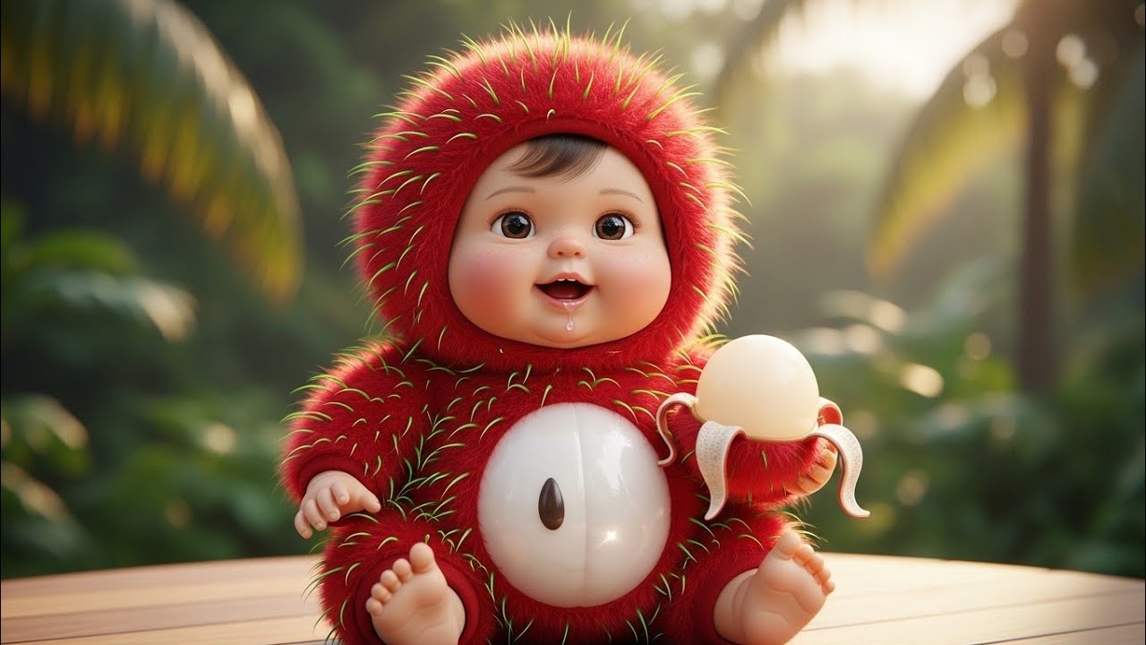 Fruit Baby’s Eating Fruit Live 🍎🍌 | Cute & Healthy Fun | Fruit Toon Library