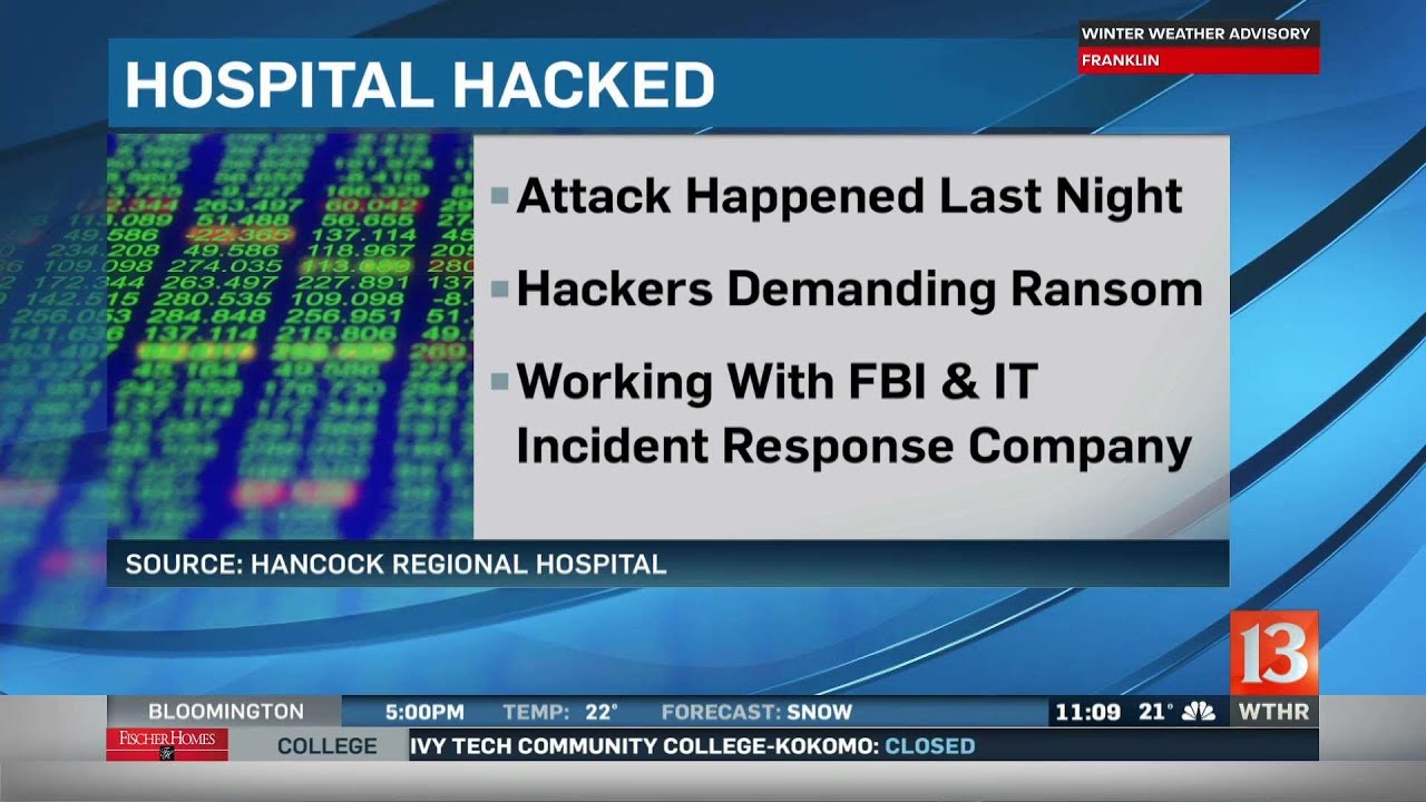 Hospitals computer system hacked
