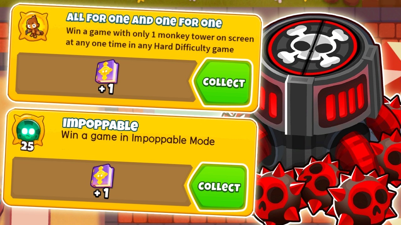 All For One Achievement WHILE In Impoppable Mode! (Bloons TD 6)