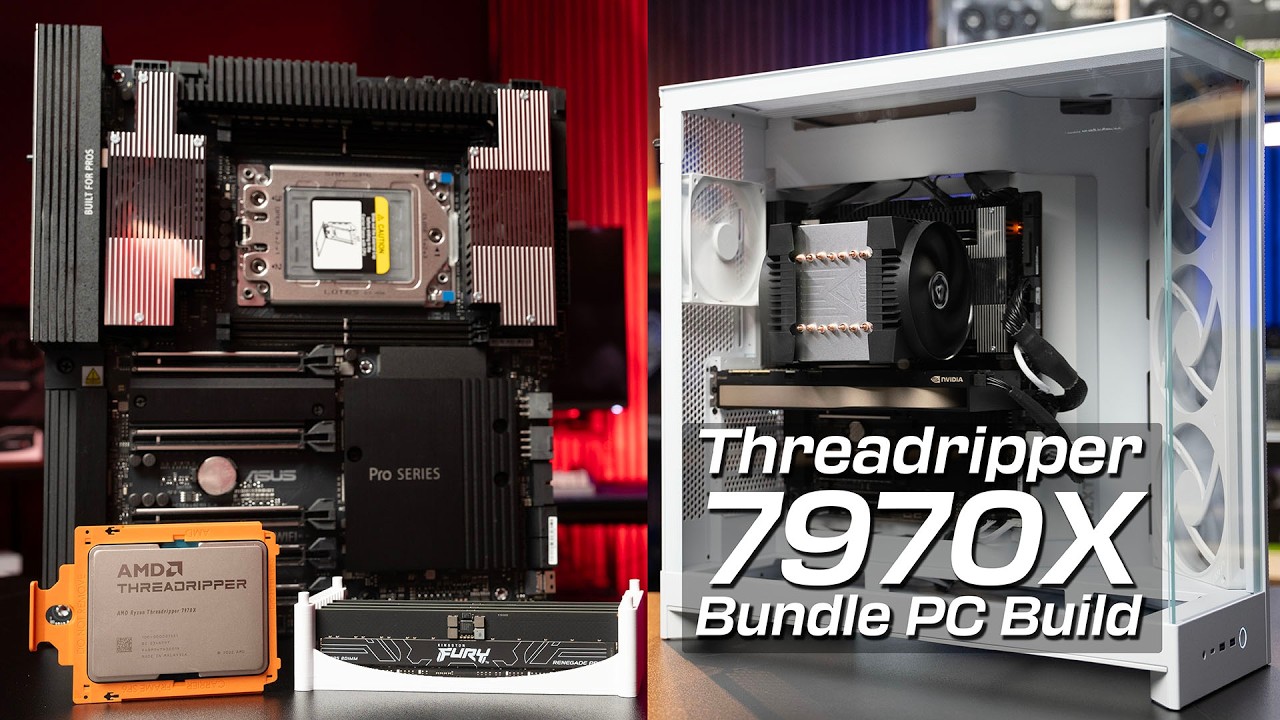 Let's Build a Threadripper 7970X Workstation PC | Micro Center