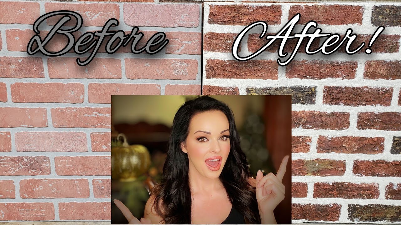 THE BEST DIY Faux Brick Wall Tutorial! High End Custom Look for a Fraction of Thin Brick! So Easy!