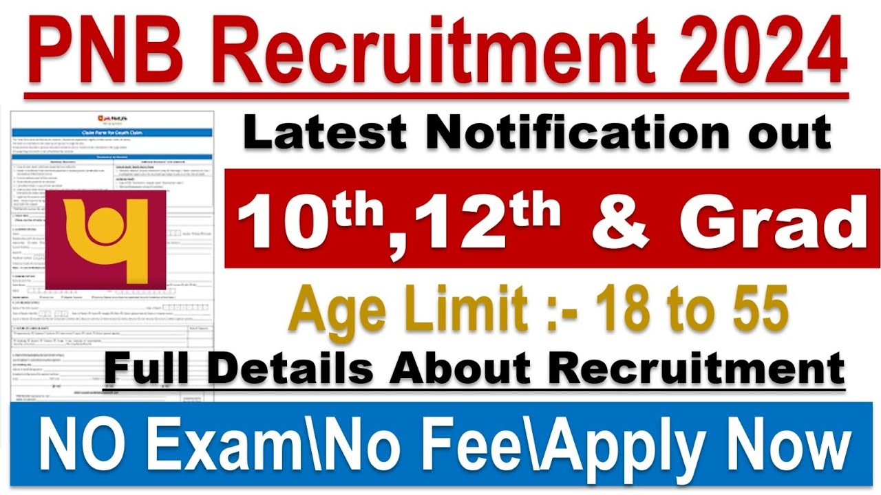 PNB Bank Recruitment 2024| PNB Recruitment 2024|PNB Bank Bharti 2024|Bank Vacancy 2024 #PNBBANK