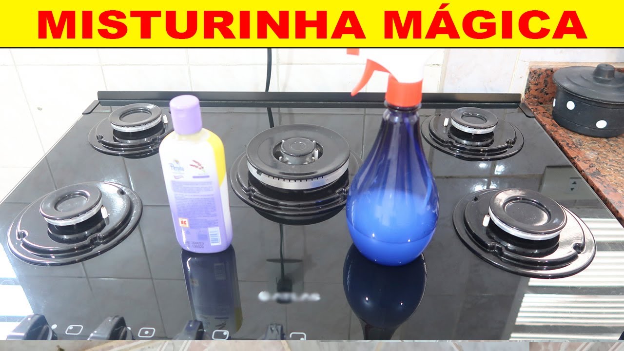 MISTURINHA MAGICA para FOGÃO, VIDROS e AZULEJOS - OLHA  o SEGREDO!