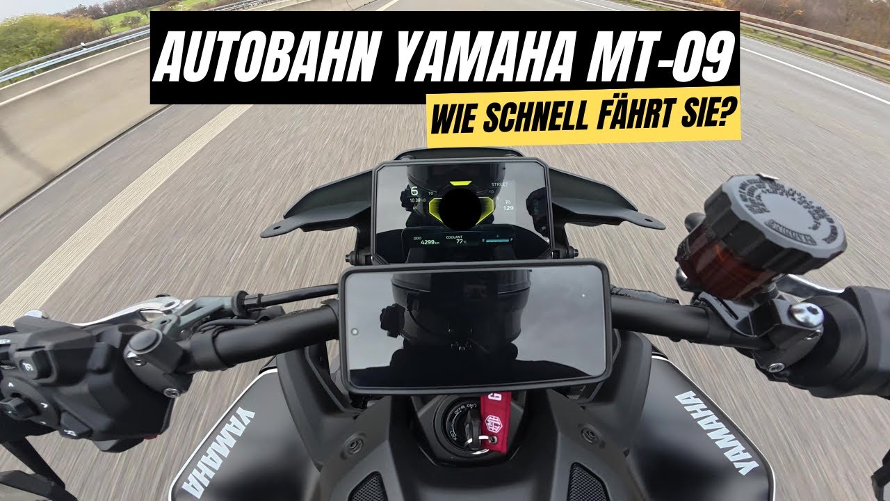 Autobahn mit der MT09 | Wie schnell fährt sie?