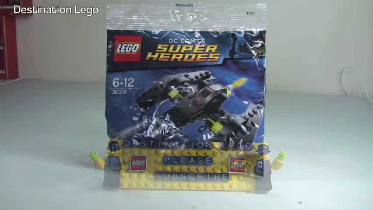 LEGO DC Comics Super Heroes Batwing 30301 unbag build & review