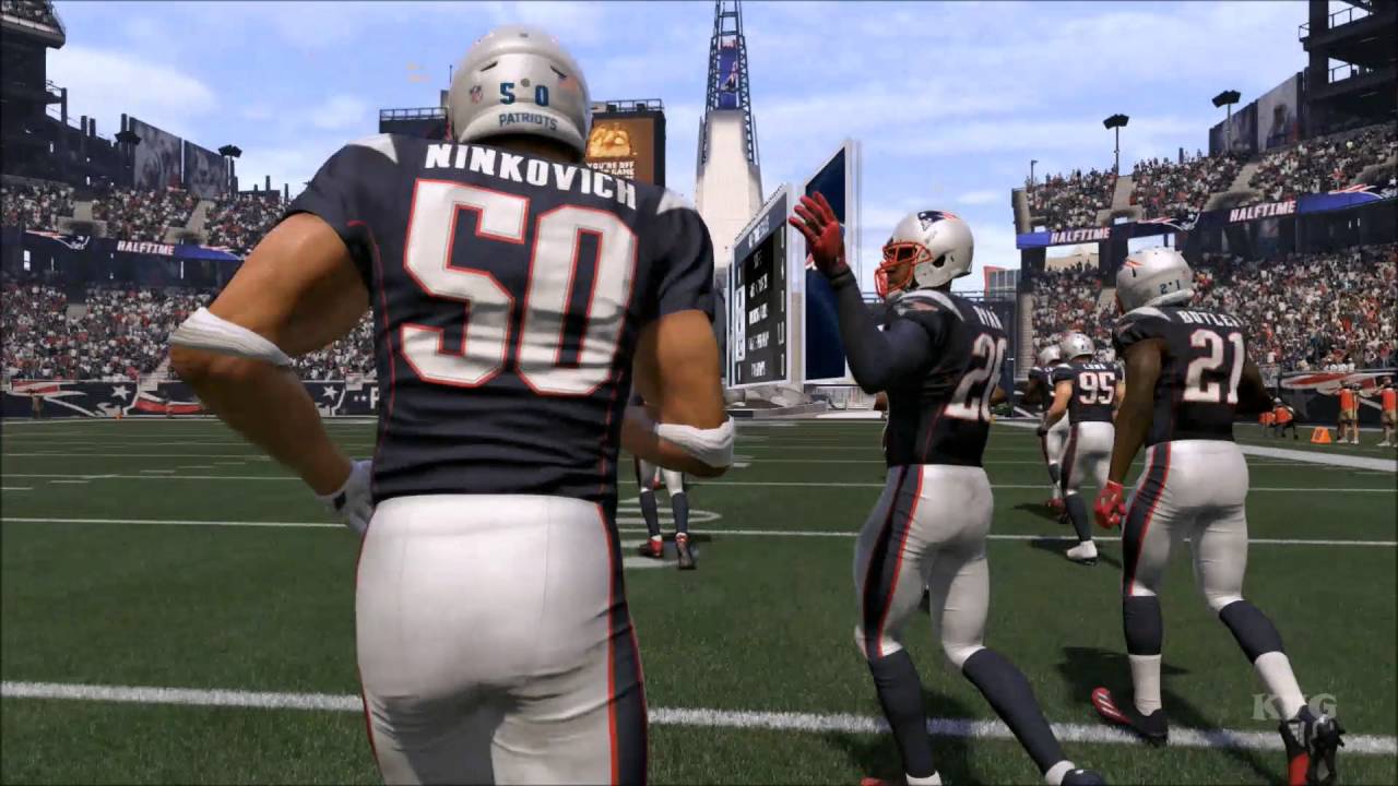 Madden NFL 17 - Philadelphia Eagles vs New England Patriots | Gameplay (HD) [1080p60FPS]