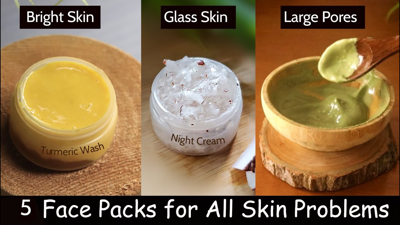 5 Best Night Face Packs to Wake up with Clear Glowing Skin - Turmeric Face Pack & Aloevera Face pack