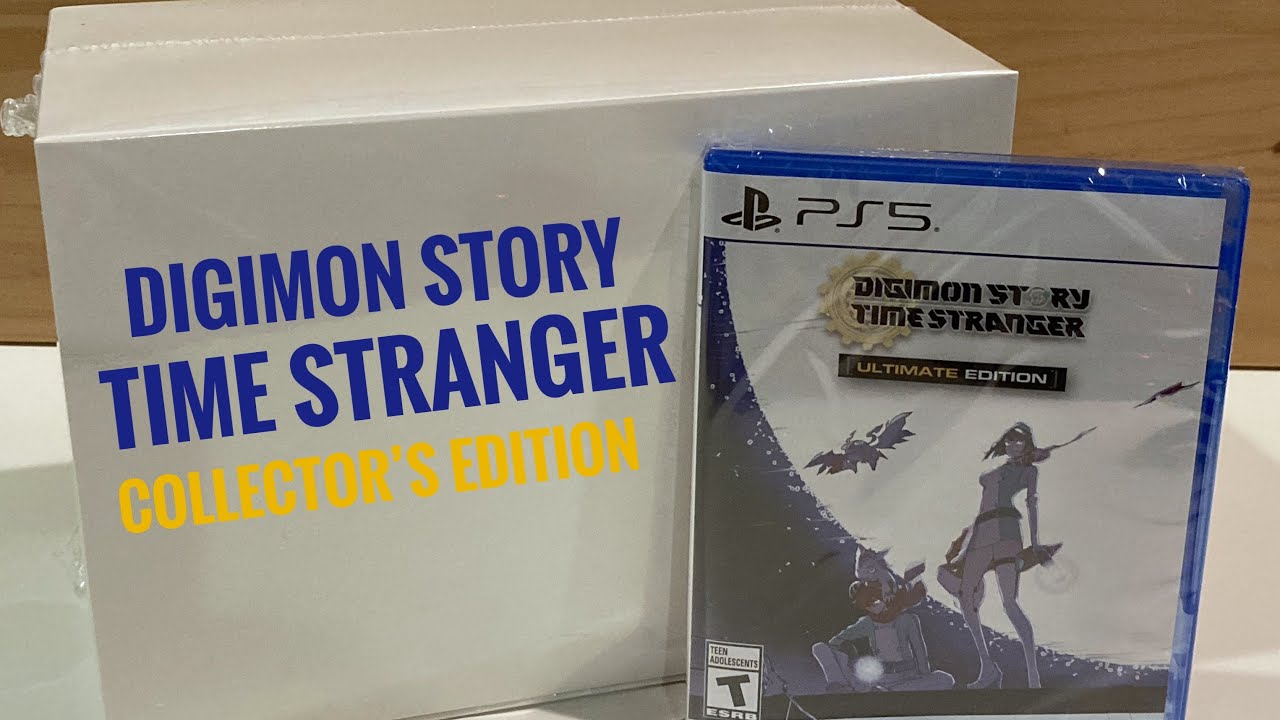 Digimon Story Time Stranger Collector’s Edition Unboxing - ASMR