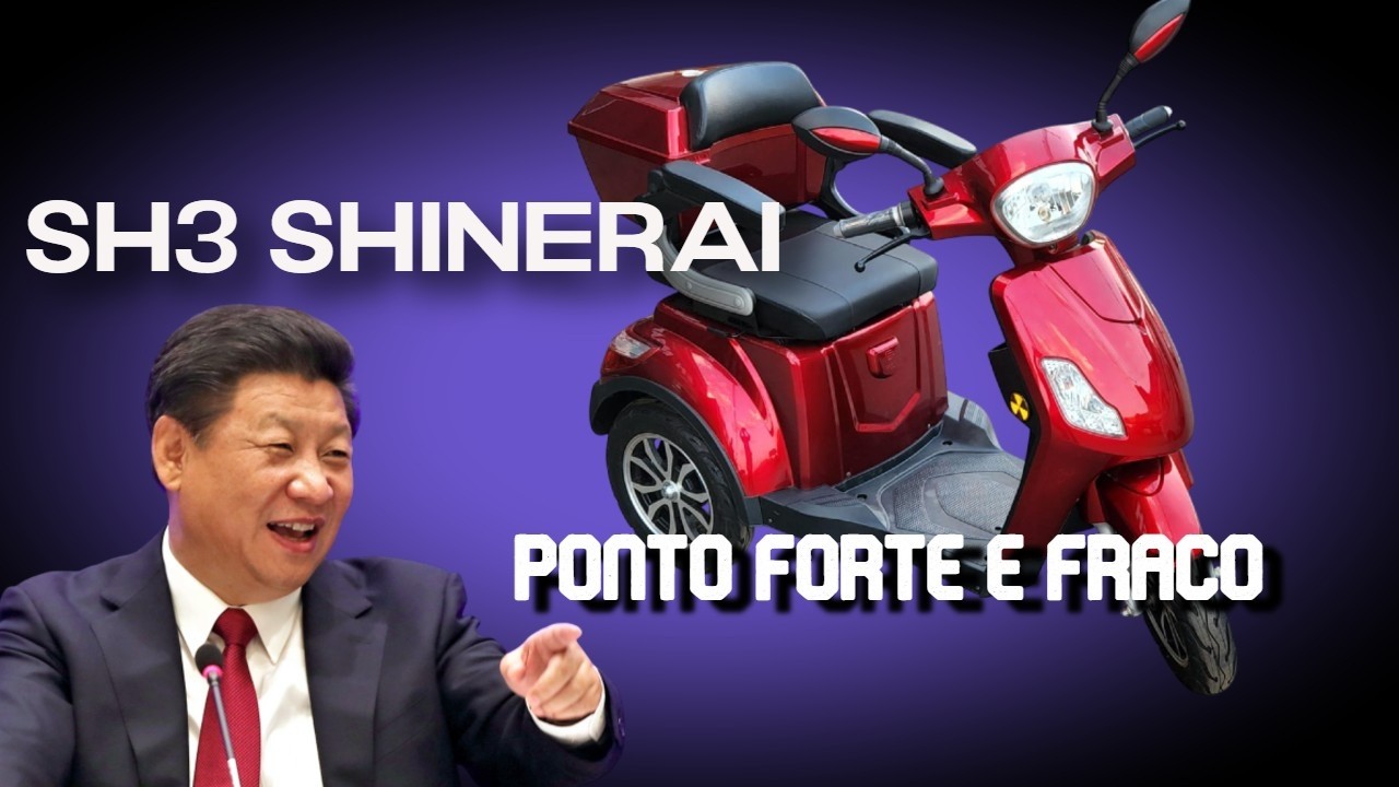 Tudo Sobre o Mini Triciclo Elétrico Shineray SH3 (electric scooter channel)