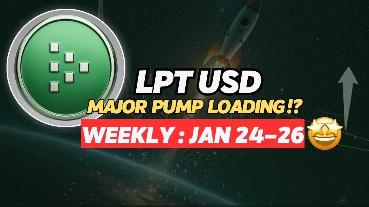 LPT Coin Major Pump Loading! LPT Coin Price Prediction | Livepeer | LPT USD | Jan 24, 2026