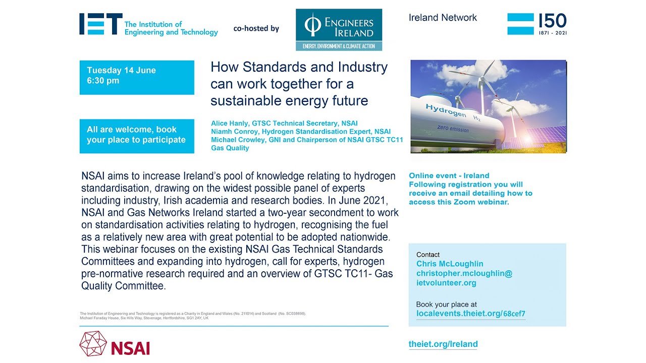 How Standards and Industry can work together for a sustainable energy future