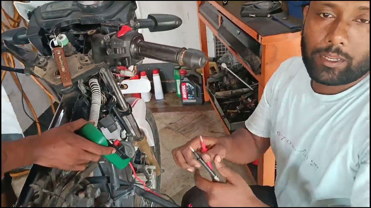 RTR 180 self start problem. Apache 180 self starting problem. TVS Apache self start wiring problem.