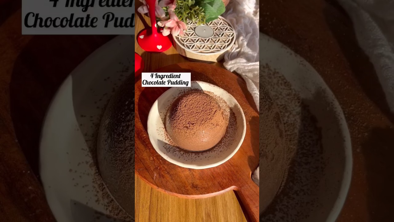 Instant Chocolate Pudding | Eggless | No Gelatin or Agar Agar