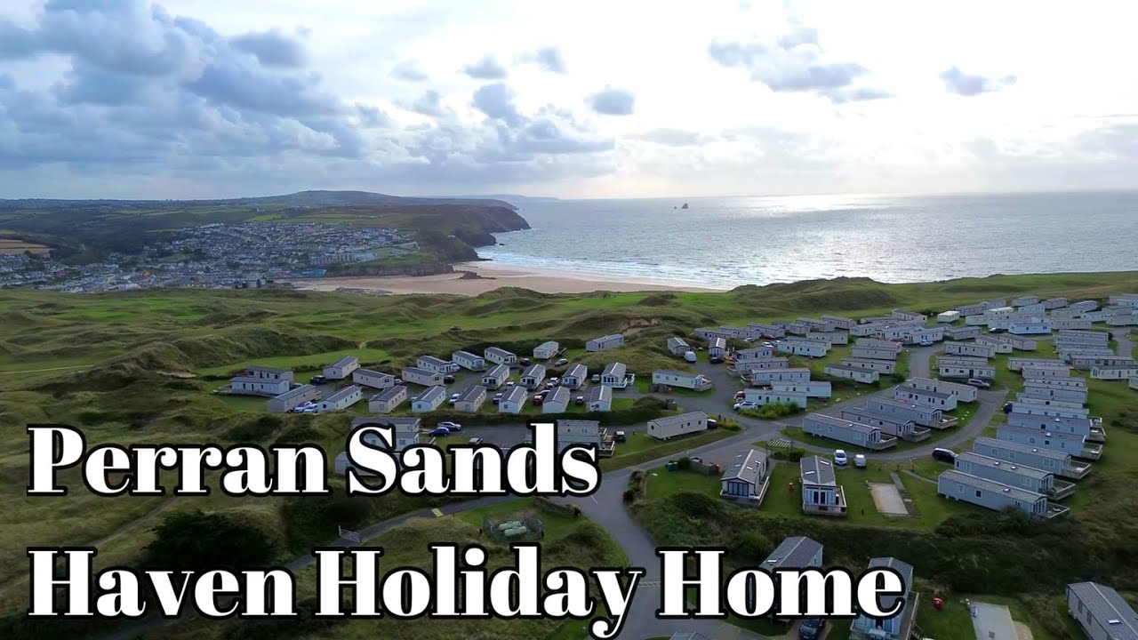 Perran Sands Haven Holiday Home film z drona DJI Mini3