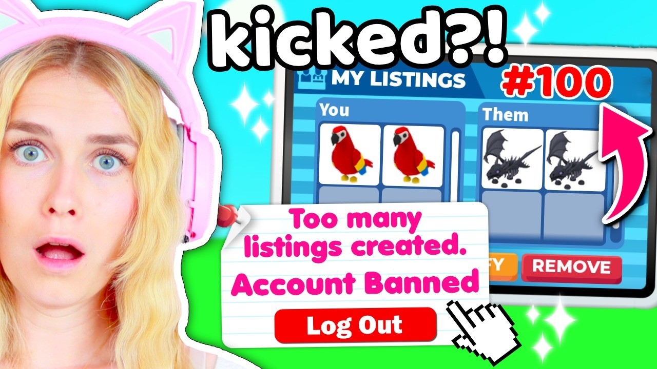 Я совершил 100 сделок и меня выгнали из Adopt Me..