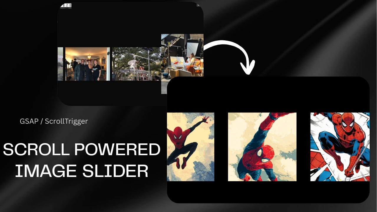 No Buttons. Just Scroll. | GSAP Horizontal Slider Tutorial