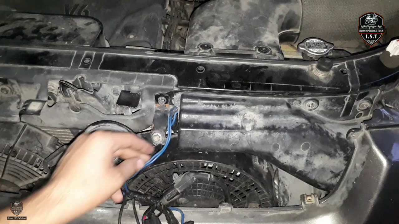 طريقة ربط مروحة اضافيةللتبريد  مع طريقة ربط الكتف - فريق سبورتج العراقي
