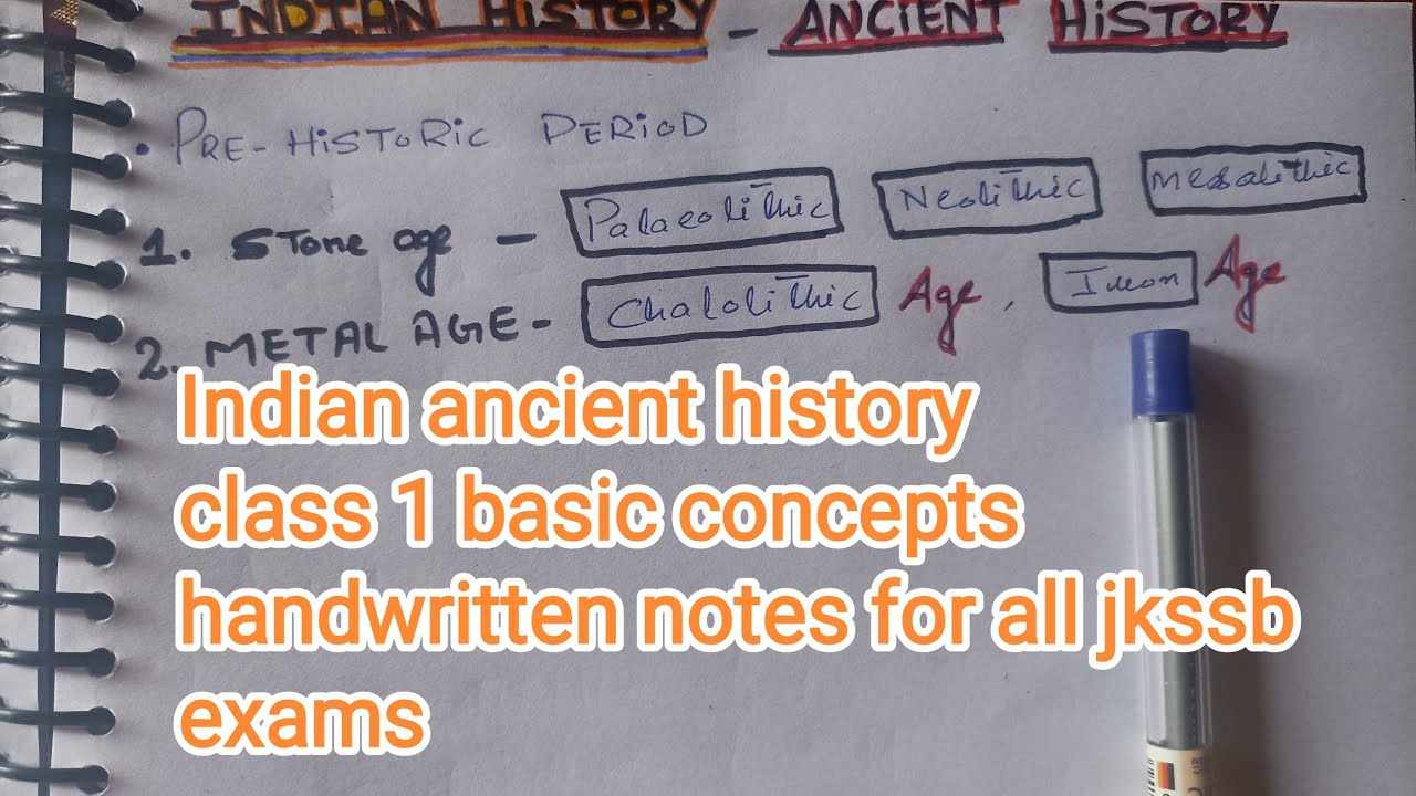indian ancient history basic concepts ll jkp constable 2024 ll very easy notes