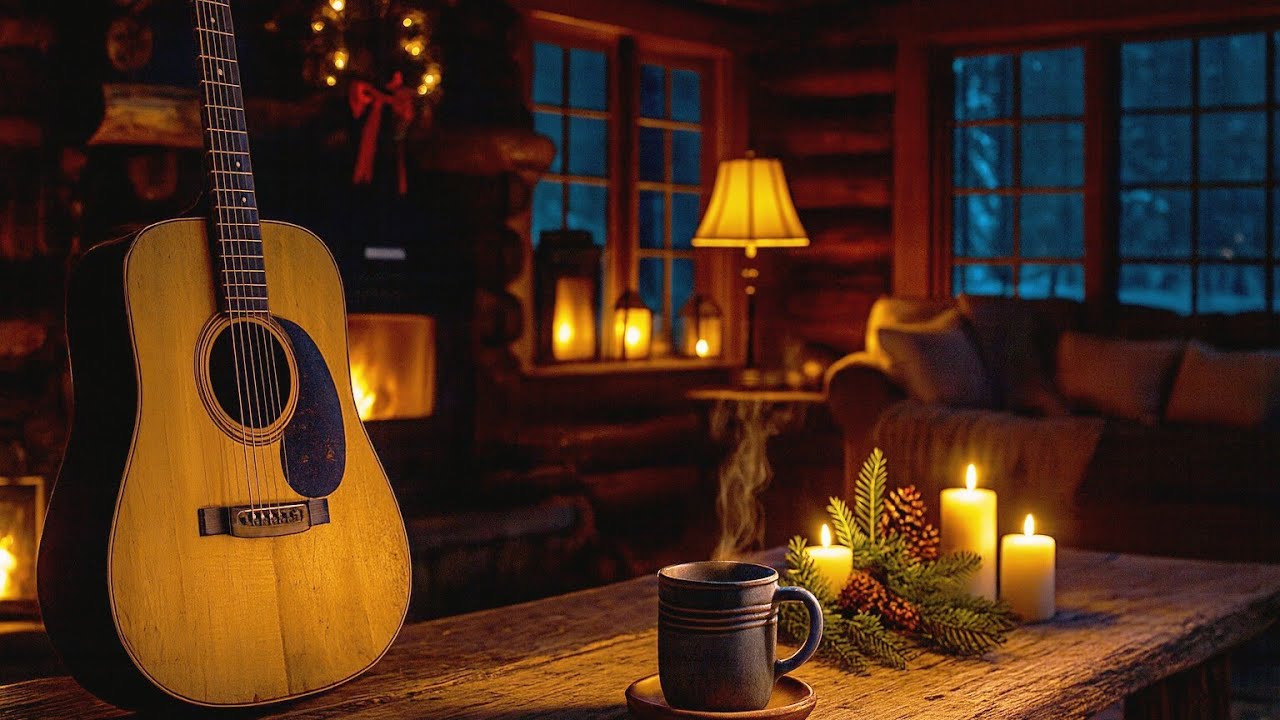 Winter  Guitar ❄️ Relaxing Acoustic Music for Calm, Focus & Peace