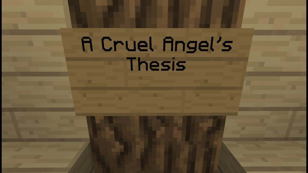 Minecraft Note Block Song - A Cruel Angel's Thesis