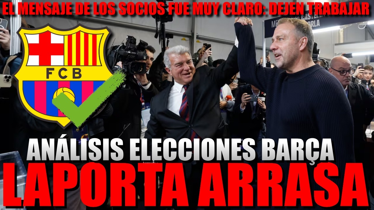 🔥 LAPORTA ARRASA ¿Y AHORA QUÉ? LOS SOCIOS DEL BARÇA HAN ENVIADO UN MENSAJE MUY CLARO: DEJEN TRABAJAR