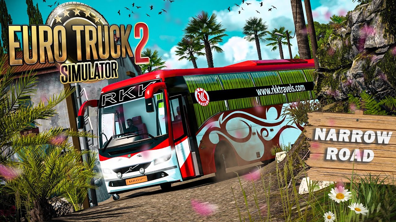 RKK Travels on Narrow Roads 😱 Euro Truck SImulator 2