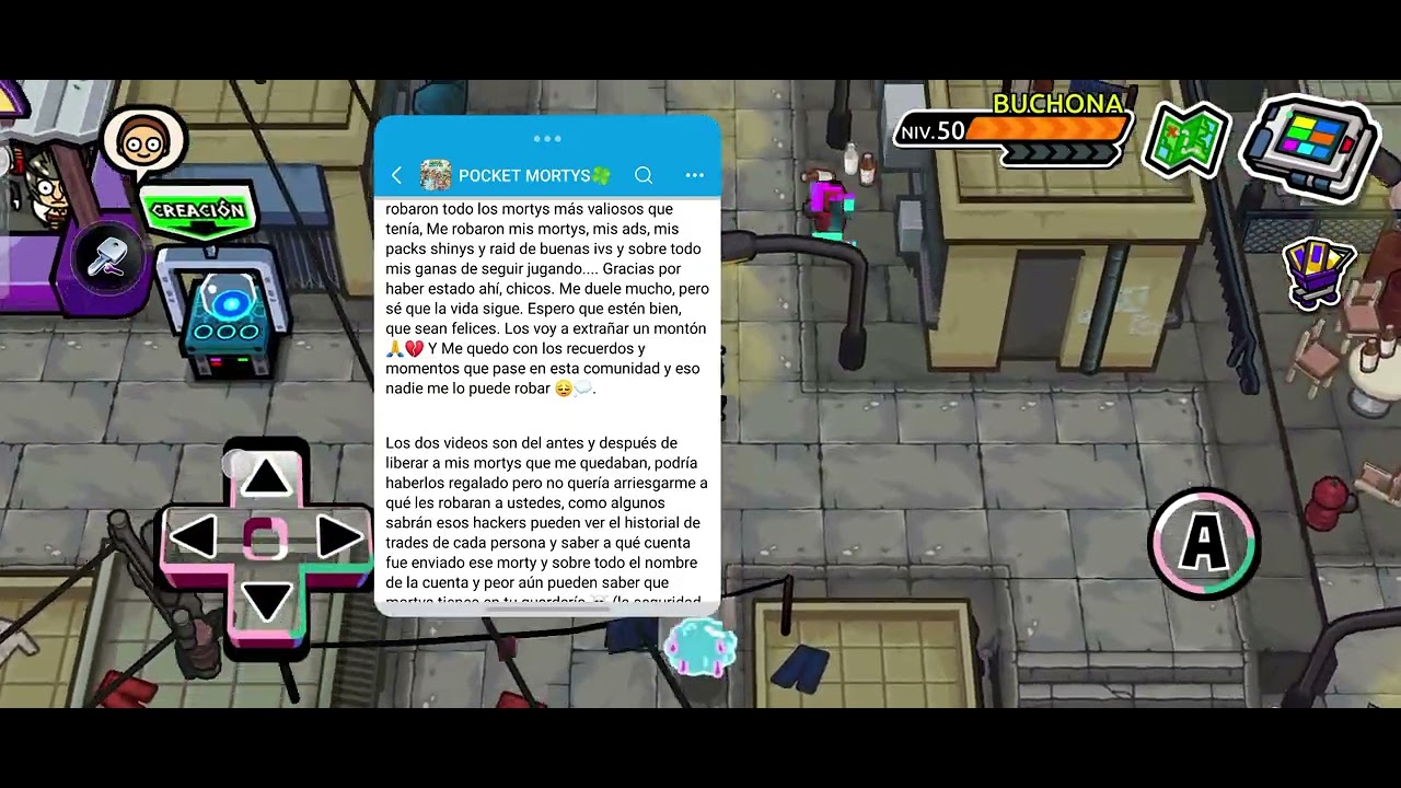 OTRO JUGADOR MÁS QUE SE RETIRA DEL POCKET MORTY MULTIJUGADOR / ADIÓS DEINOGAMER