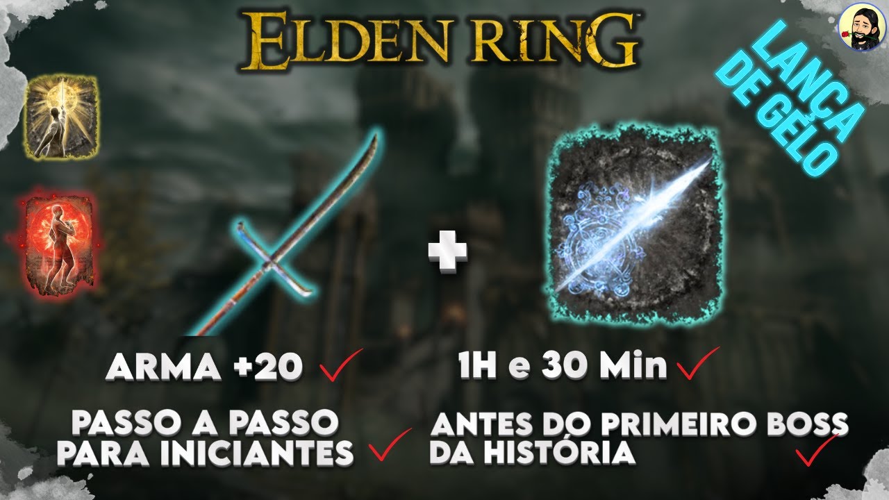 Elden Ring: Build de Gelo com Naginata +20 Antes do Primeiro Boss Guia Passo a Passo para Iniciantes