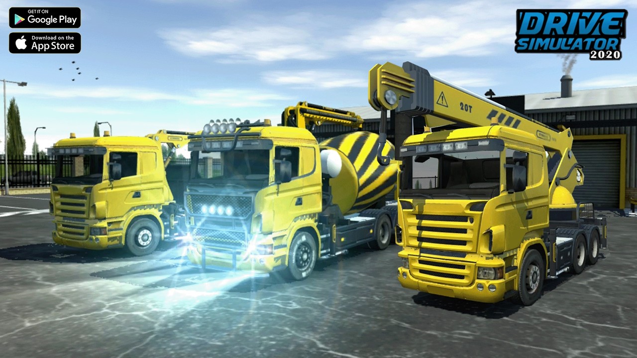 Driving a Powerful Concrete Mixer in | Drive Simulator 2020 (Gameplay)