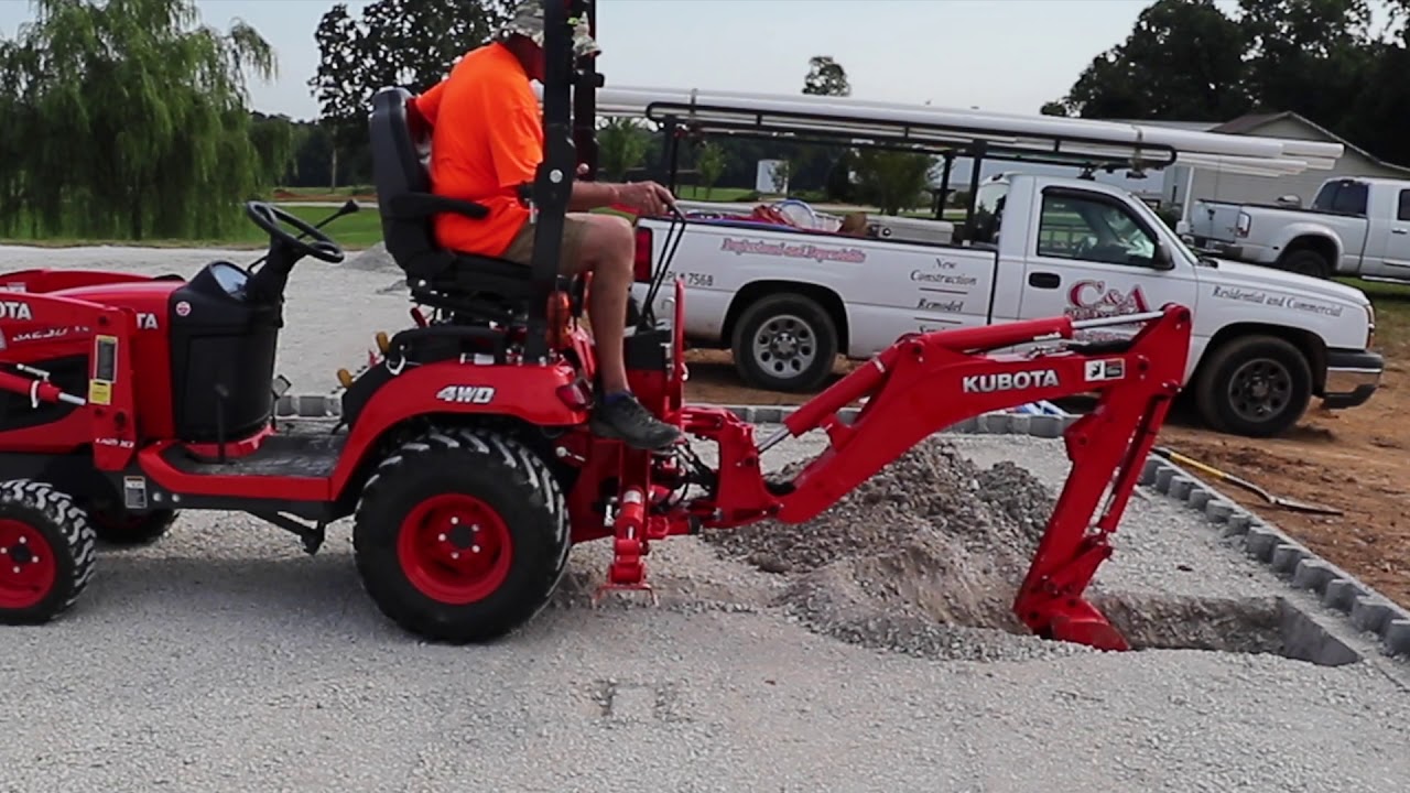 Kubota BX 25D Hard At Work