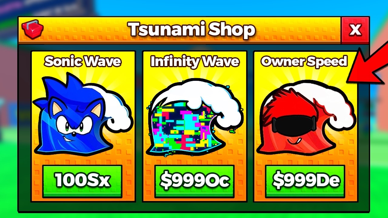 Escape Tsunami, But You Can Buy OWNER Tsunamis!