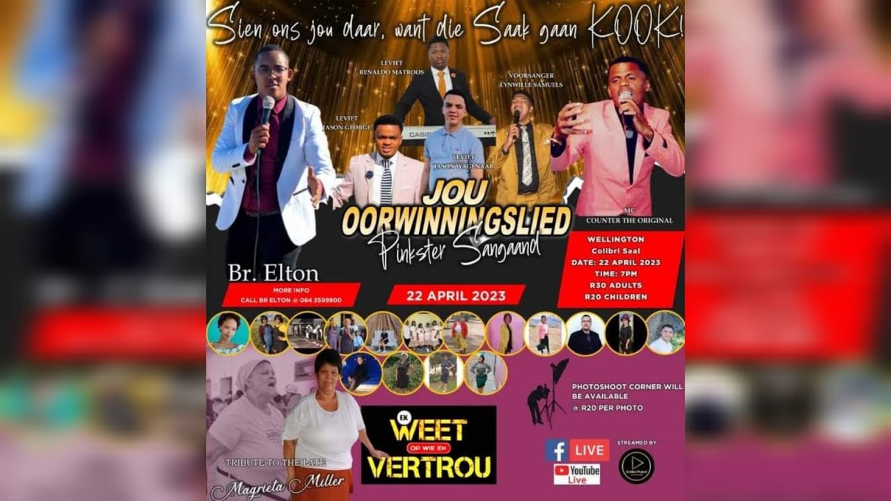 Elton Cameron Presents JOU OORWINNINGSLIED Pinkster Sangaand